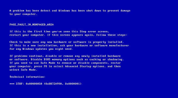 BSoD Windows XP